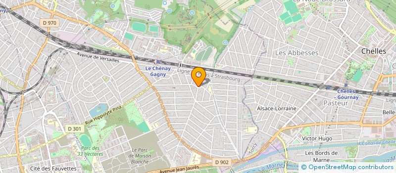 localisation de l'entreprise MONSIEUR YOUSSEF ELAMRAOUI à GAGNY