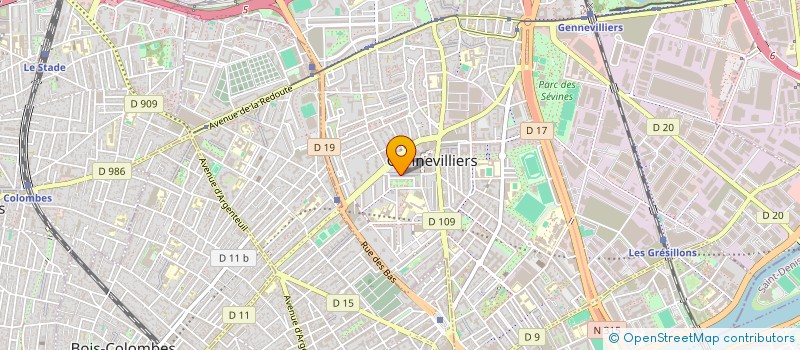 localisation de l'entreprise MONSIEUR YOUSSEF ELBIALI  GENNEVILLIERS