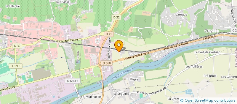 localisation de l'entreprise MONSIEUR YOUSSEF ERAKI  CREYSSE