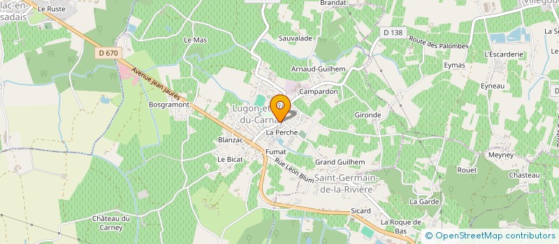 localisation de l'entreprise MONSIEUR YOUSSEF ERRIK  LUGON-ET-L'ILE-DU-CARNAY