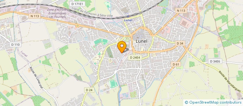 localisation de l'entreprise MONSIEUR YOUSSEF ESSAADI  LUNEL