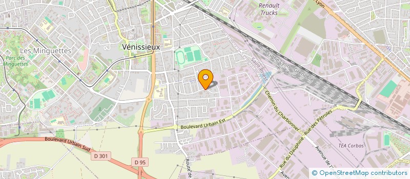 localisation de l'entreprise MONSIEUR YOUSSEF ESSALAH  VENISSIEUX