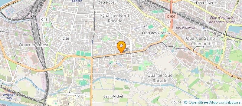 localisation de l'entreprise MONSIEUR YOUSSEF EZZAOUIA  AVIGNON