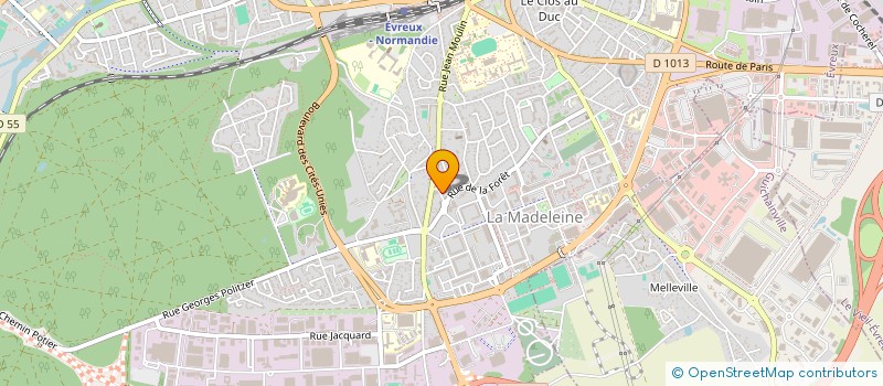 localisation de l'entreprise MONSIEUR YOUSSEF EZZINE  EVREUX