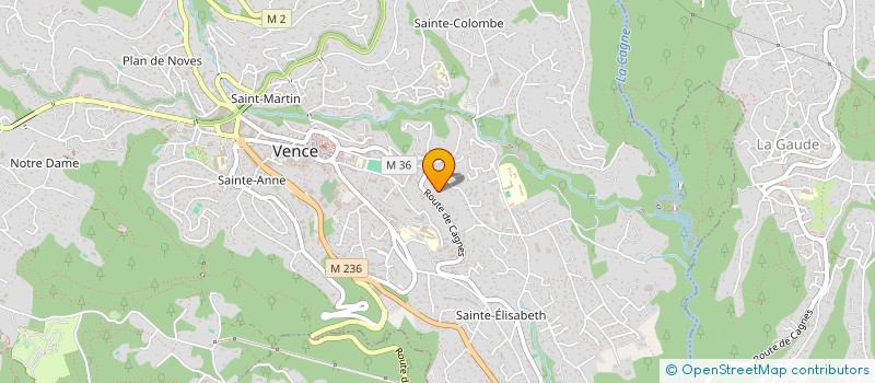 localisation de l'entreprise MONSIEUR YOUSSEF FALFALI  VENCE