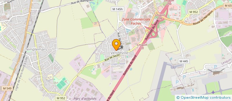 localisation de l'entreprise MONSIEUR YOUSSEF FORRIERE  VENDEVILLE