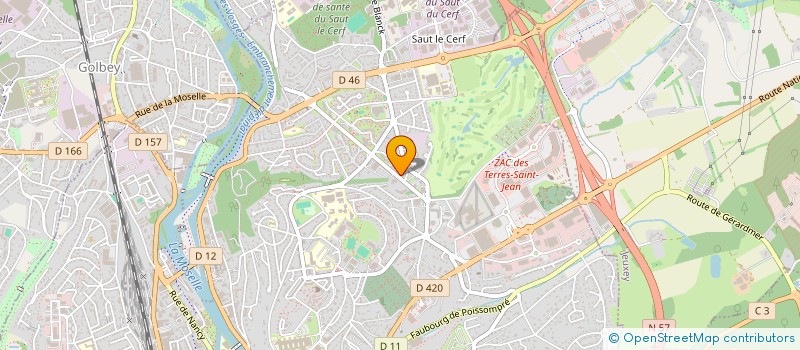 localisation de l'entreprise MONSIEUR YOUSSEF GHAZALI  EPINAL