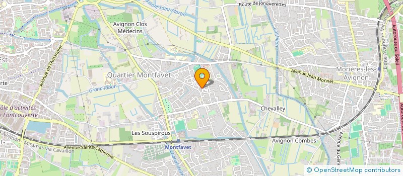 localisation de l'entreprise MONSIEUR YOUSSEF GUENNOUN  AVIGNON