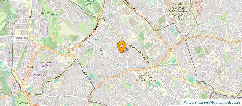 localisation de l'entreprise MONSIEUR YOUSSEF GUESSOUS à MONTPELLIER