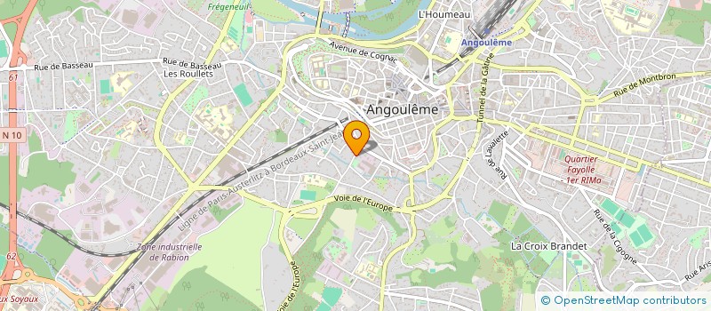 localisation de l'entreprise MONSIEUR YOUSSEF HABOUBI à ANGOULEME