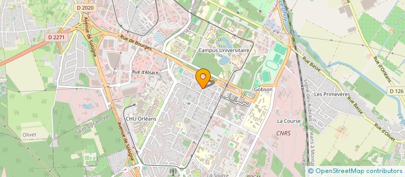 localisation de l'entreprise MONSIEUR YOUSSEF HACHAD  ORLEANS