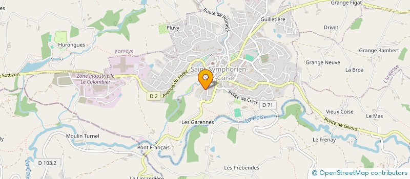 localisation de l'entreprise MONSIEUR YOUSSEF HADAD  SAINT-SYMPHORIEN-SUR-COISE