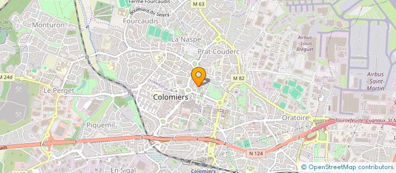localisation de l'entreprise MONSIEUR YOUSSEF HADOUANE à COLOMIERS