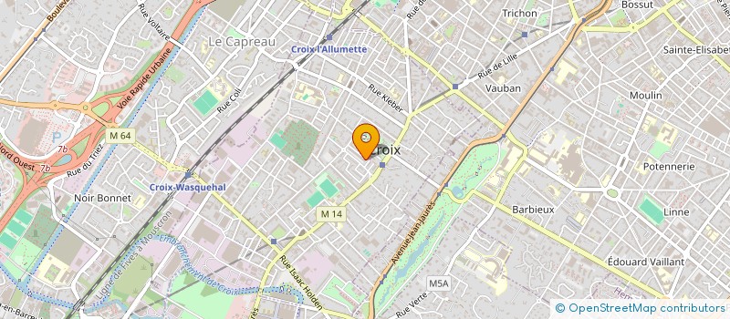 localisation de l'entreprise MONSIEUR YOUSSEF HAMIR à CROIX