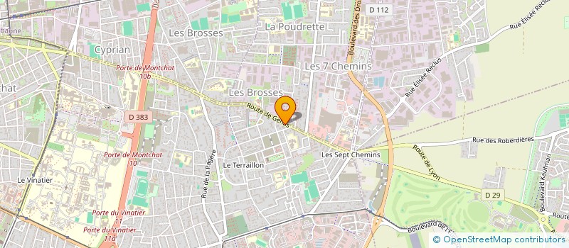 localisation de l'entreprise MONSIEUR YOUSSEF HAMMADI à BRON