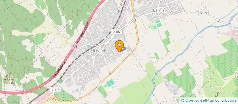 localisation de l'entreprise MONSIEUR YOUSSEF HAMMOUCHTI  UCHAUD