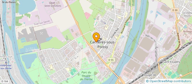 localisation de l'entreprise MONSIEUR YOUSSEF HARMOUCH  CARRIERES-SOUS-POISSY