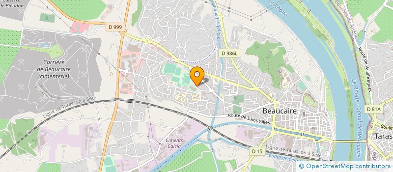 localisation de l'entreprise MONSIEUR YOUSSEF HAZOUZI  BEAUCAIRE