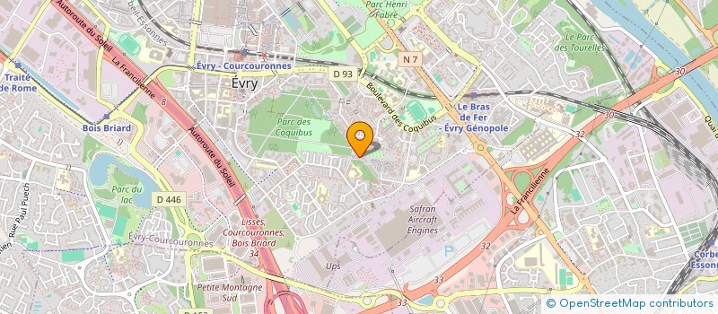 localisation de l'entreprise MONSIEUR YOUSSEF HMAMLY à EVRY-COURCOURONNES