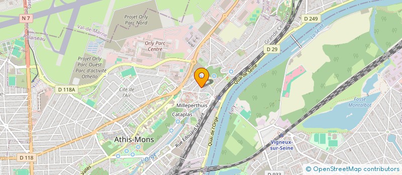 localisation de l'entreprise MONSIEUR YOUSSEF HMIMED à ATHIS-MONS