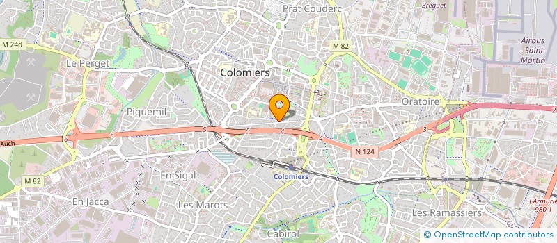 localisation de l'entreprise MONSIEUR YOUSSEF HRIOUECH à COLOMIERS