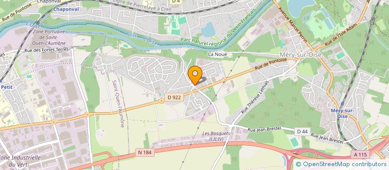 localisation de l'entreprise MONSIEUR YOUSSEF IKHMOUCHEN  MERY-SUR-OISE