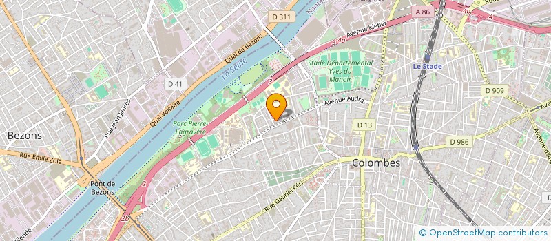 localisation de l'entreprise MONSIEUR YOUSSEF ISMAIL à COLOMBES