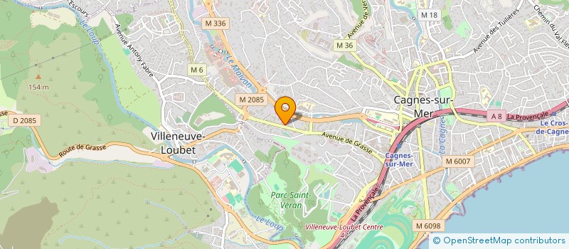 localisation de l'entreprise MONSIEUR YOUSSEF JABARI à CAGNES-SUR-MER