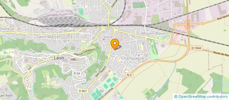 localisation de l'entreprise MONSIEUR YOUSSEF JAMAA à LAON