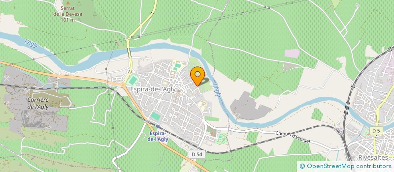 localisation de l'entreprise MONSIEUR YOUSSEF JARRI  ESPIRA-DE-L'AGLY