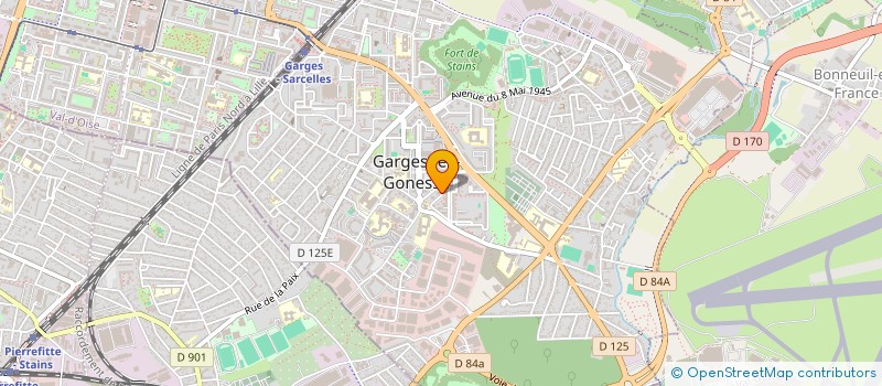 localisation de l'entreprise MONSIEUR YOUSSEF JGOUTA  GARGES-LES-GONESSE