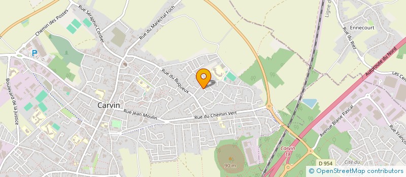 localisation de l'entreprise MONSIEUR YOUSSEF JITTE  CARVIN