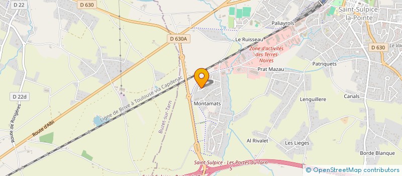 localisation de l'entreprise MONSIEUR YOUSSEF KAABI  SAINT-SULPICE-LA-POINTE