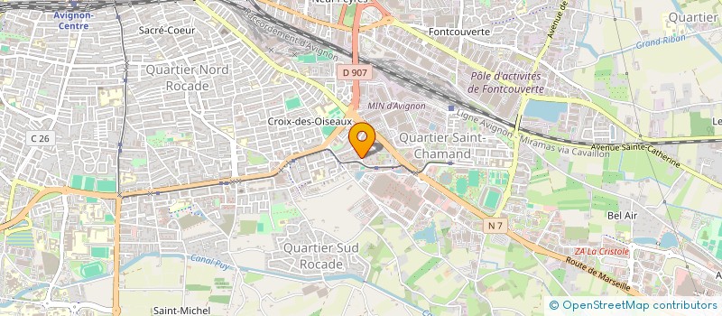 localisation de l'entreprise MONSIEUR YOUSSEF KAOUAS  AVIGNON