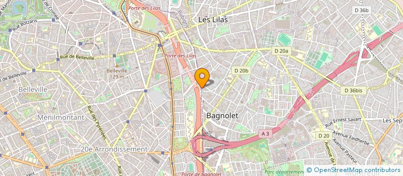 localisation de l'entreprise MONSIEUR YOUSSEF KAROUACH à BAGNOLET