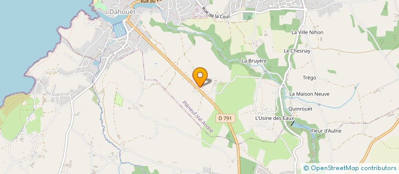 localisation de l'entreprise MONSIEUR YOUSSEF KASBAWI  PLENEUF-VAL-ANDRE