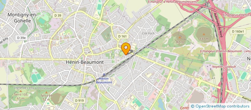 localisation de l'entreprise MONSIEUR YOUSSEF KENZI  HENIN-BEAUMONT