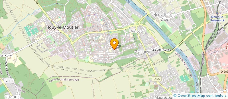 localisation de l'entreprise MONSIEUR YOUSSEF KHADRI à JOUY-LE-MOUTIER