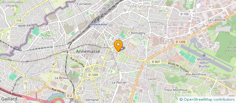 localisation de l'entreprise MONSIEUR YOUSSEF LAAJILI  ANNEMASSE