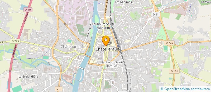 localisation de l'entreprise MONSIEUR YOUSSEF LAAOUAJ  CHATELLERAULT