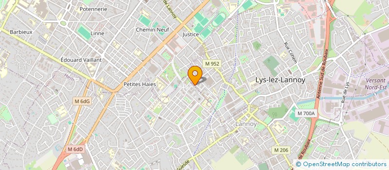 localisation de l'entreprise MONSIEUR YOUSSEF LAARAJ  LYS-LEZ-LANNOY