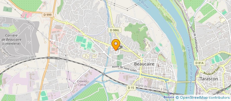 localisation de l'entreprise MONSIEUR YOUSSEF LAAZIBI  BEAUCAIRE