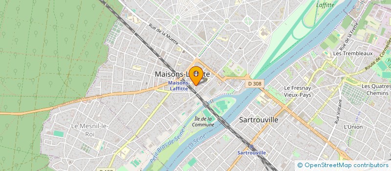 localisation de l'entreprise MONSIEUR YOUSSEF LABHIH  MAISONS-LAFFITTE