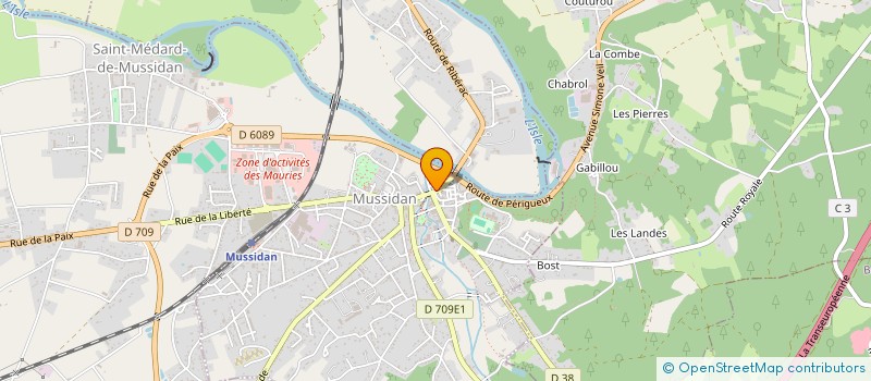 localisation de l'entreprise MONSIEUR YOUSSEF LACHGAR HAMMIOUI  MUSSIDAN