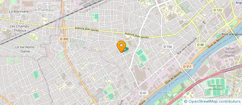 localisation de l'entreprise MONSIEUR YOUSSEF LAFRINDI  ARGENTEUIL