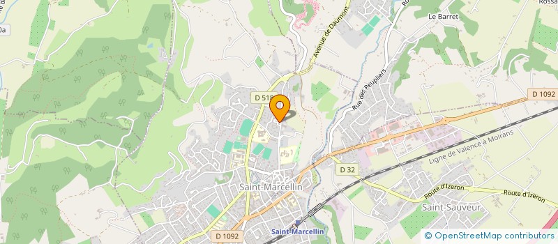 localisation de l'entreprise MONSIEUR YOUSSEF LAHMER  SAINT-MARCELLIN