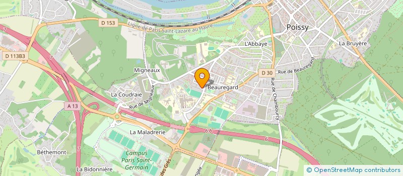 localisation de l'entreprise MONSIEUR YOUSSEF LAHNA à POISSY