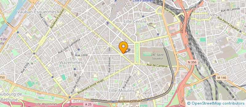 localisation de l'entreprise MONSIEUR YOUSSEF LAKHAL à LILLE