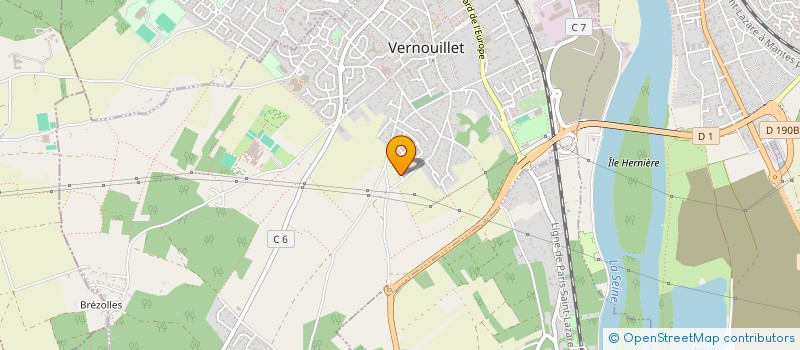 localisation de l'entreprise MONSIEUR YOUSSEF LAMRHARI à VERNOUILLET
