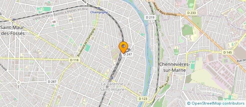 localisation de l'entreprise MONSIEUR YOUSSEF LAROUSSI à SAINT-MAUR-DES-FOSSES